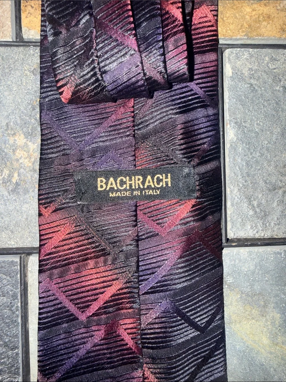 Bachrach tie black